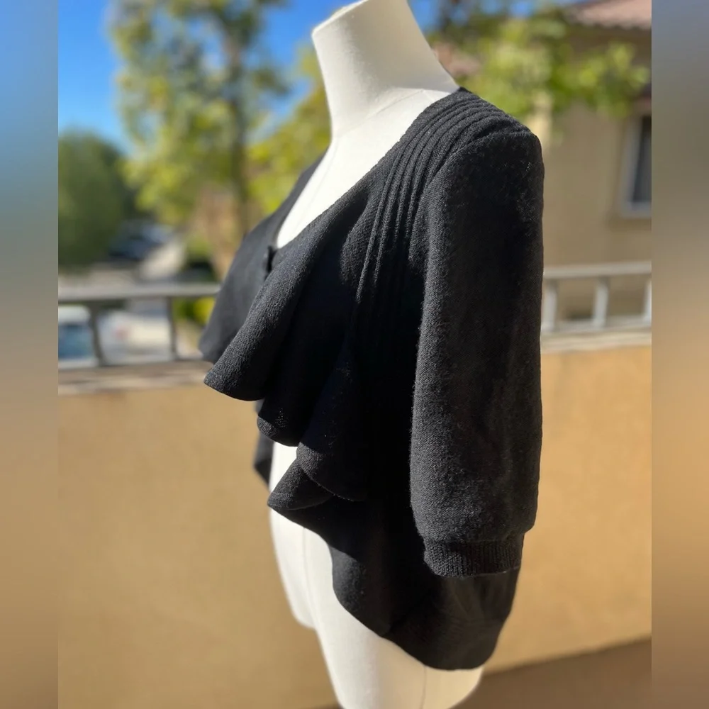 Marc Jacob Ruffled Cardigan - Picture 2 of 4